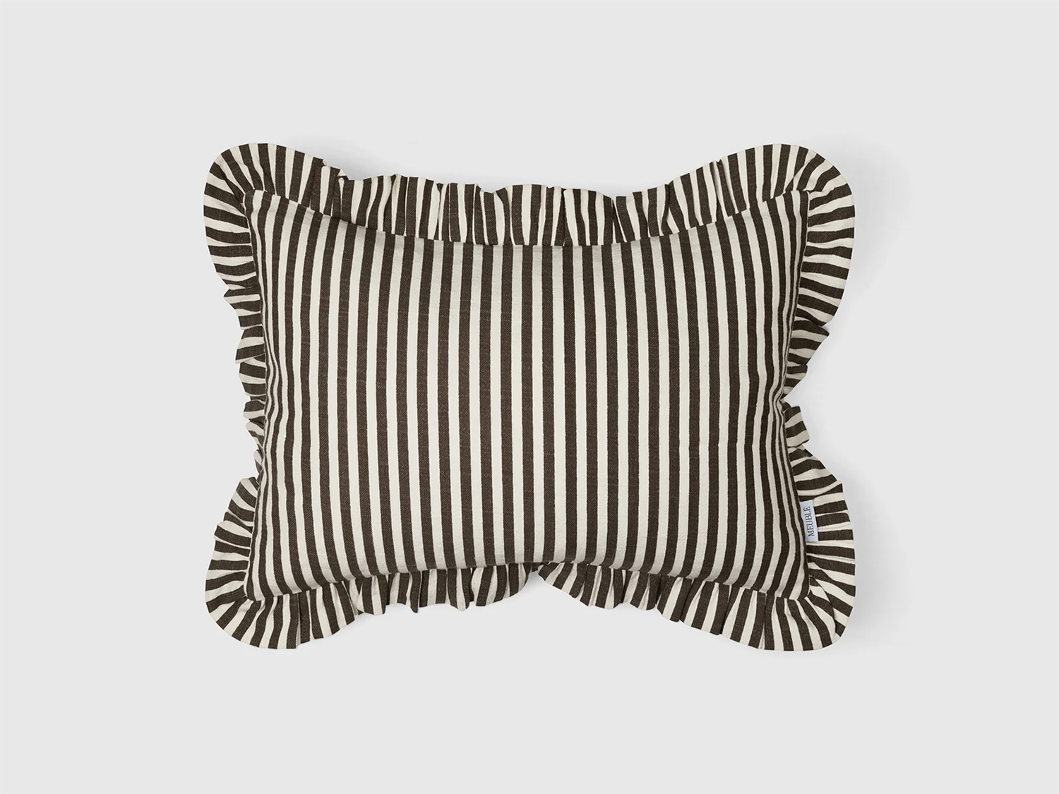 Cami Cushion Cover Ivory/Brown Puter